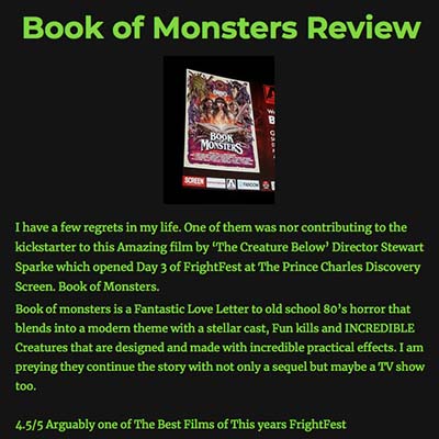 Book of Monsters Review